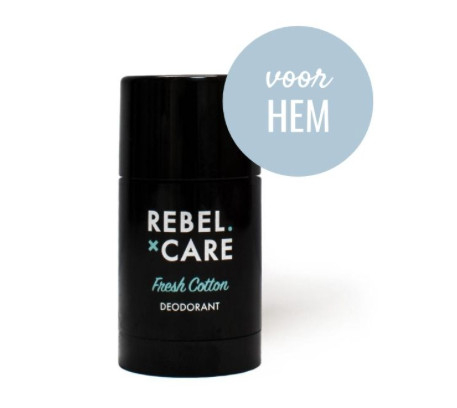LOVELI | Deodorant Rebel Fresh Cotton 30ml – voor hem