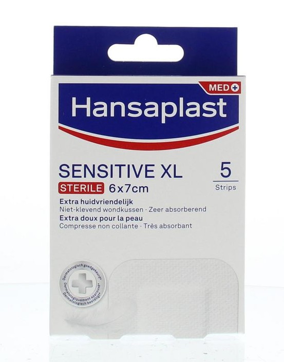 Hansaplast Pleister sensitive XL (5 Stuks)