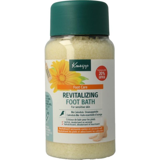 Kneipp Foot care voetbadkristal revitalizing calendula sina (600 Gram)