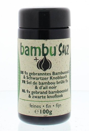 Bambu Salz Bamboezout knoflook (100 Gram)