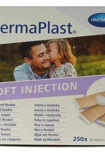 Dermaplast Injectiepleisters sensitive 16mm x 40mm (250 Stuks)