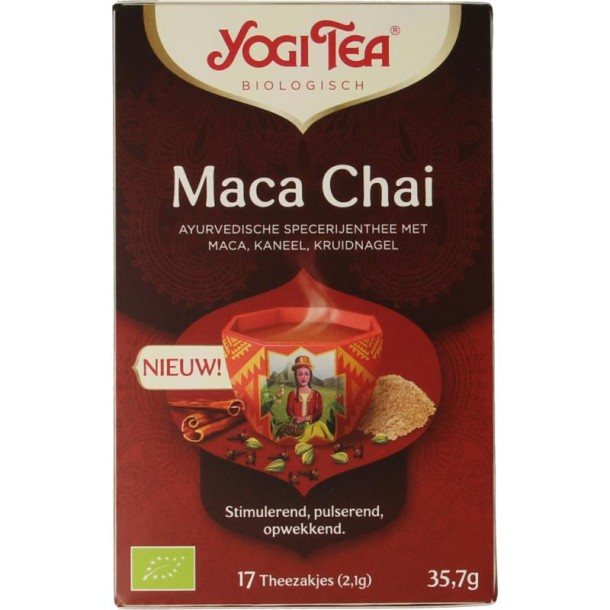 Yogi Tea Maca chai bio (17 Zakjes)