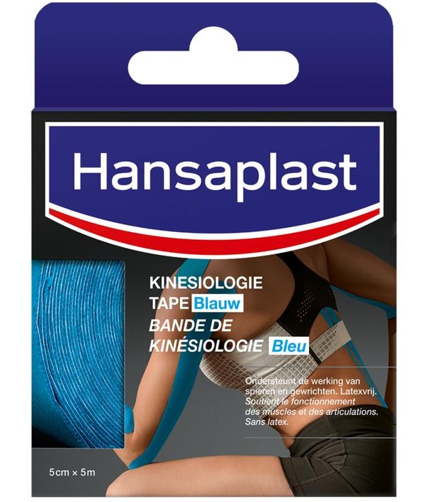 Hansaplast Kinesio tape blauw (1 Stuks)