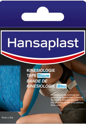 Hansaplast Kinesio tape blauw (1 Stuks)