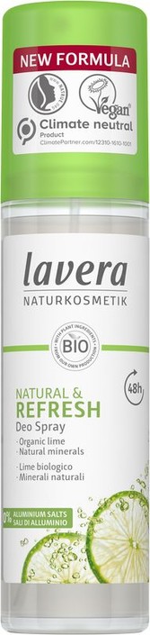 Lavera Deodorant spray natural & refresh bio EN-IT (75 Milliliter)
