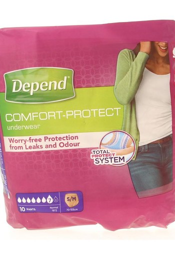 Depend Pants normal maat S/M (10 Stuks)