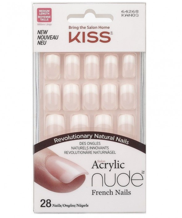Kiss Nude nails cashmere 1 set