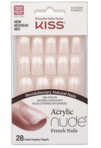 Kiss Nude nails cashmere 1 set