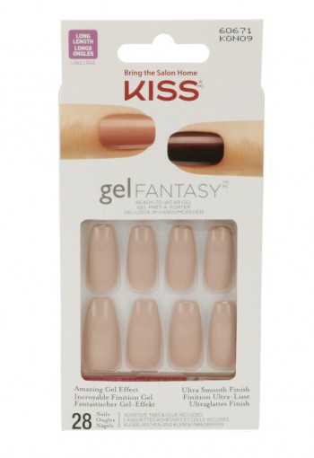 Kiss Gel Fantasy Nails Ab Fab 1setKiss Nude nails cashmere 1 set