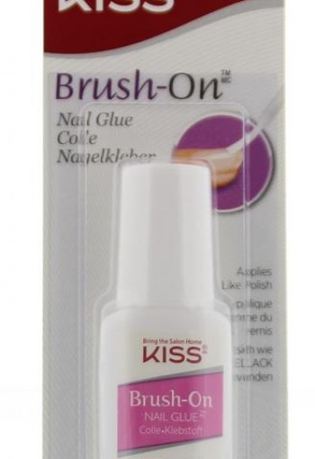 Kiss Nail glue brush on 1 stuks