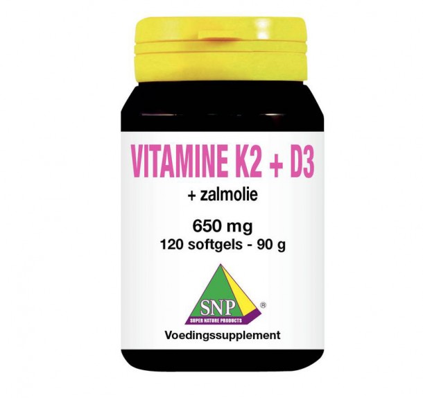 SNP Vitamine K2 D3 zalmolie (120 Capsules)