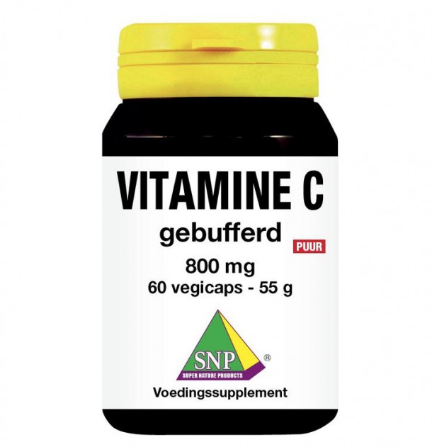 SNP Vitamine C 800mg gebufferd puur (60 Vegetarische capsules)