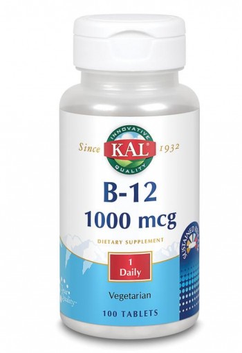 KAL Vitamine B12 1000mcg sustained release (100 Tabletten)