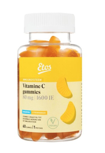 Etos Vitamine C 80mg gummies 60 stuks