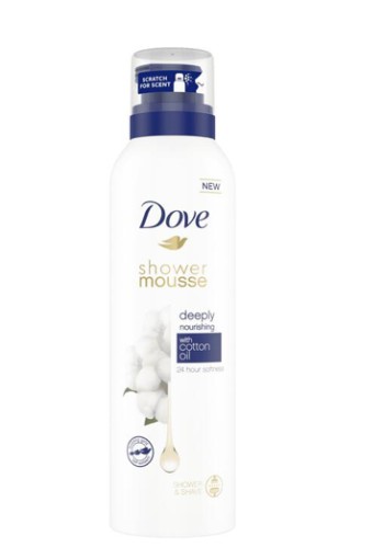 Dove Deeply Nourishing Cotton Oil Shower Mousse 200 ML