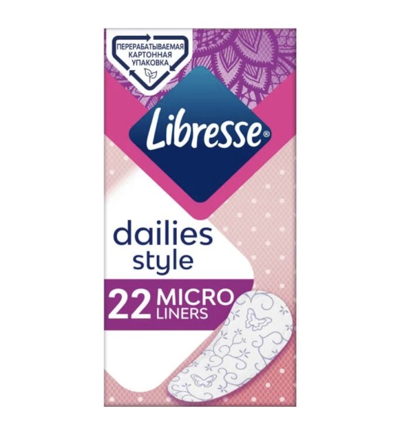 Libresse Micro inlegkruisjes 22 stuks