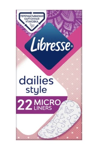 Libresse Micro inlegkruisjes 22 stuks