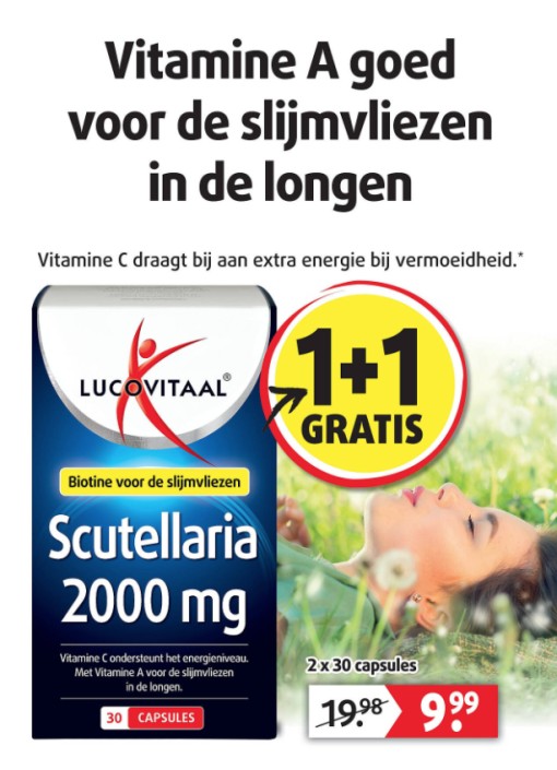 Lucovitaal Scutellaria 2000 mg 30 capsules
