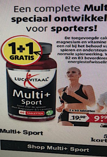 Lucovitaal Multi + sport 60 capsules