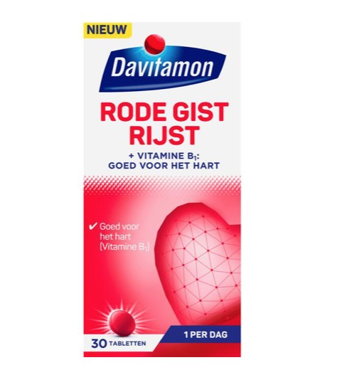 Davitamon Rode gist rijst 30 Tabletten