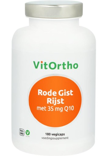 Vitortho Rode gist rijst 35mg Q10 (180 Vegetarische capsules)