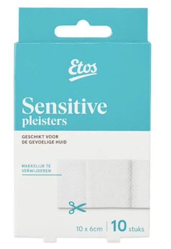 Etos Sensitive Pleisterstrips 10 x 6 CM 10 stuks