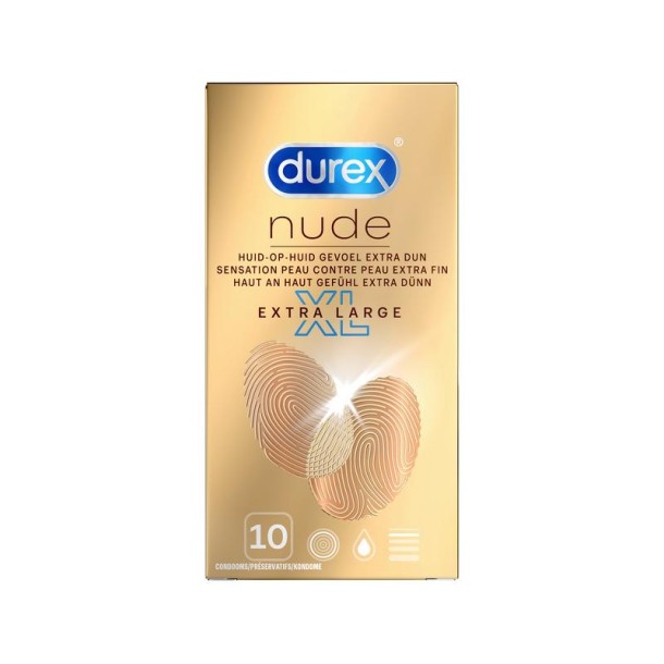 Durex Nude XL condooms (10 Stuks)
