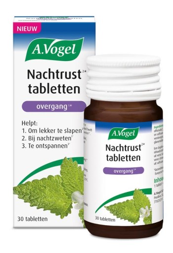 A Vogel Nachtrust tabletten overgang (30 Stuks)