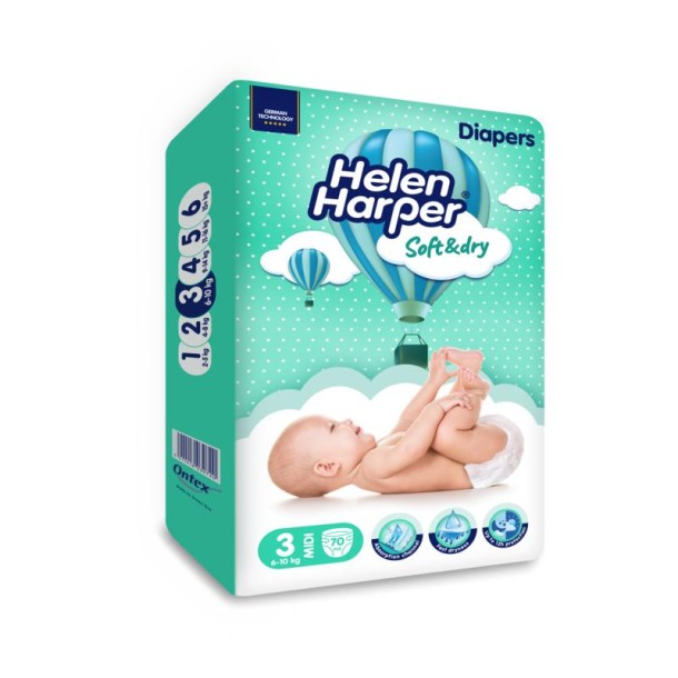 Helen Harper Babyluiers midi (70 Stuks)