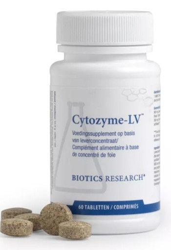 Biotics Cytozyme LV lever (60 Tabletten)