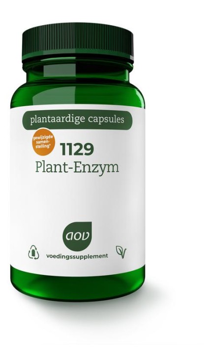 AOV 1129 Plant enzym (60 Vegetarische capsules)