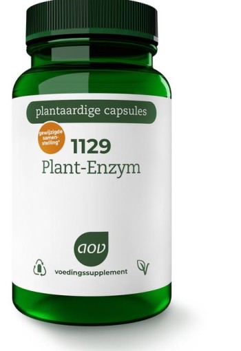 AOV 1129 Plant enzym (60 Vegetarische capsules)