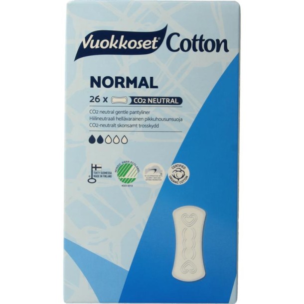 Vuokkoset Inlegkruisjes normaal organisch katoen (26 Stuks)