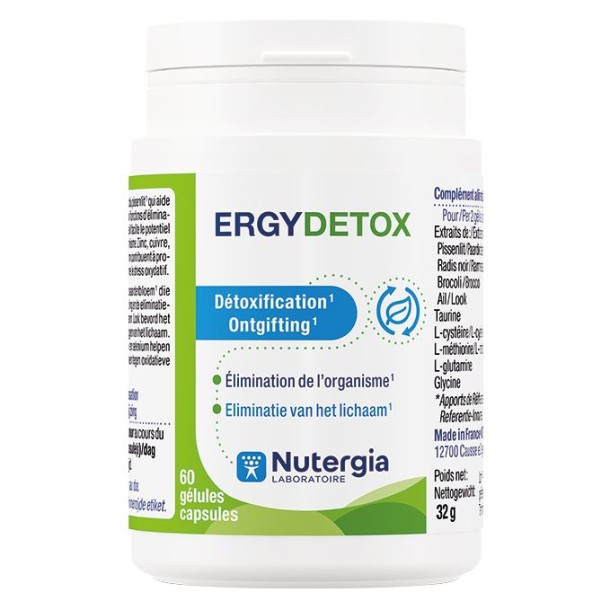 Nutergia Ergydetox (60 Capsules)