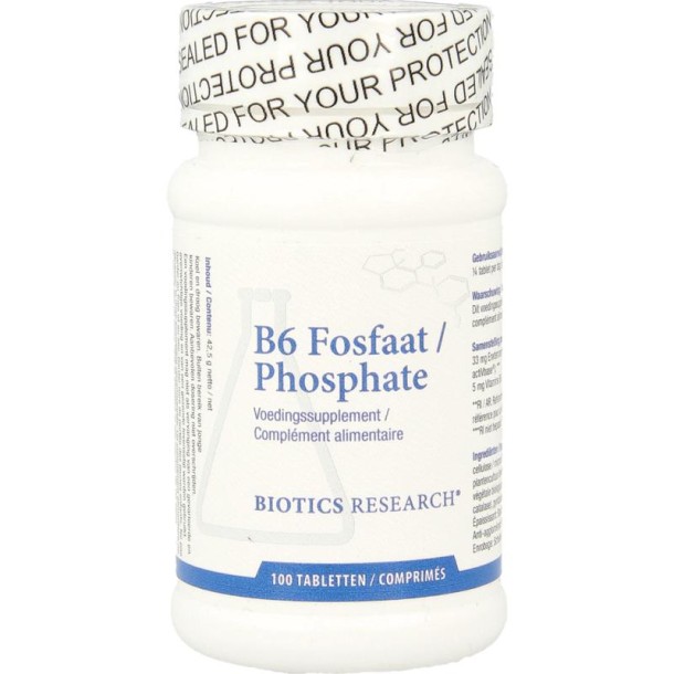 Biotics Vitamine B6 fosfaat (100 Tabletten)