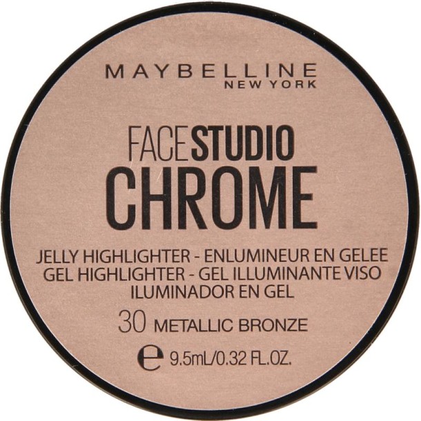 Maybelline Chrome jelly highlight 30 metallic bronze (1 Stuks)