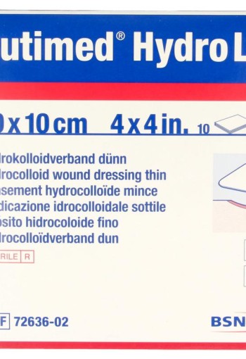 Cutimed Hydro L 10 x 10cm (10 Stuks)