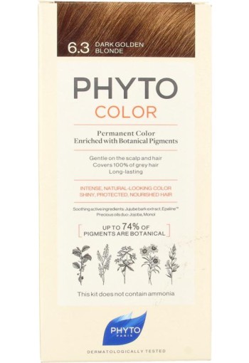 Phyto Paris Phytocolor blond fonce dore 6.3 (1 Stuks)