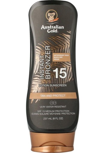 Australian Gold Lotion met bronzer SPF15 (237 Milliliter)