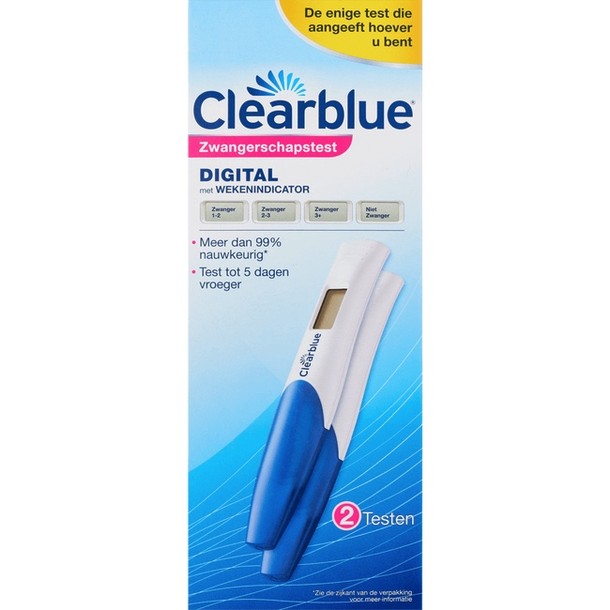 Clearblue Zwangerschapstest Digital Wekenindicator 