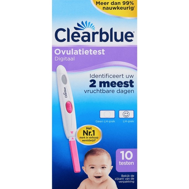 Clearblue Digitaal Ovulatietest Set 10 stuks