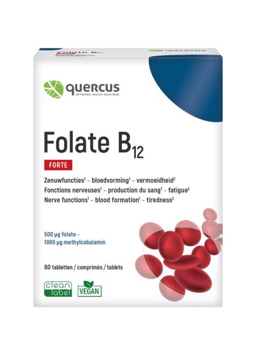 Quercus Folate B12 (80 Tabletten)