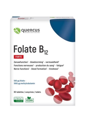 Quercus Folate B12 (80 Tabletten)