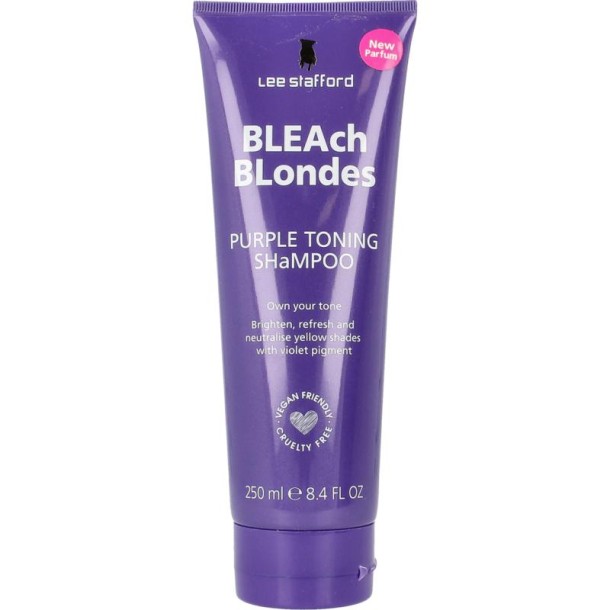 Lee Stafford Bleach blondes purple toning shampoo (250 Milliliter)