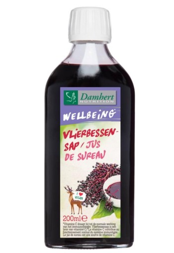 Damhert Vlierbessen siroop (200 Milliliter)