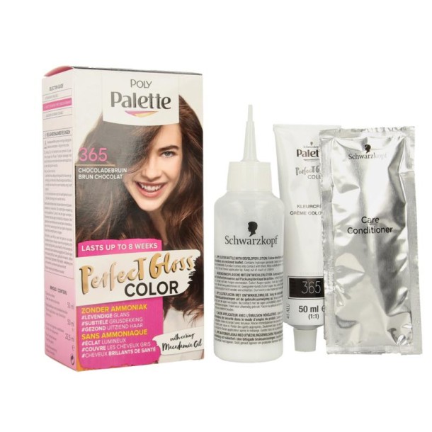 Poly Palette Haarverf 365 pure chocolade (1 Set)