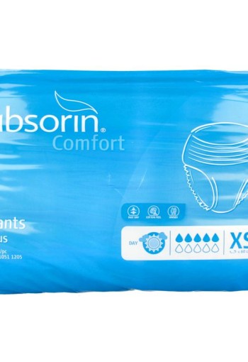 Absorin Comfort pants plus maat XS tot 55cm (20 Stuks)