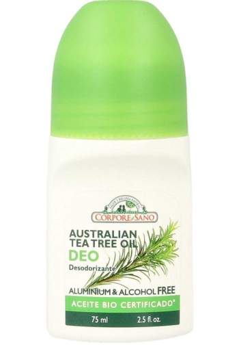 Corpore Sano Deodorant roller tea tree (75 Milliliter)