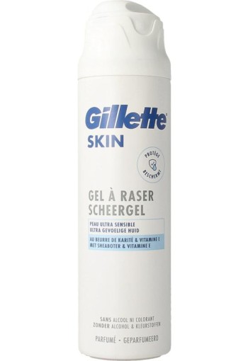 Gillette Skinguard Ultra Sensitive Scheergel (200 Milliliter)