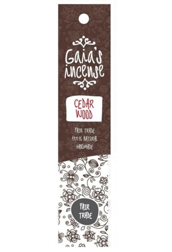 Gaia's Incense Ceder wood wierook (15 Stuks)